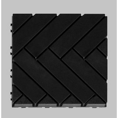 흑요석처럼 빛나는 공간, 위즈홈 헤링본 조립식 마루로 완성하세요.