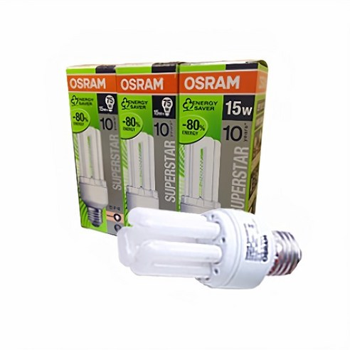 오스람 삼파장 EL 15W 램프: 밝고 경제적인 공간 조명의 완벽한 선택
