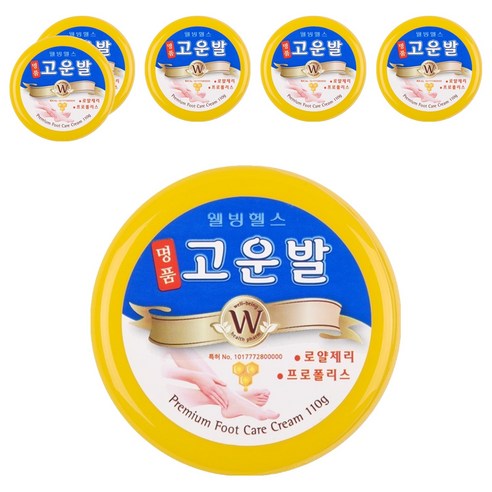 고운발 명품 풋크림, 1개입, 6개, 110g