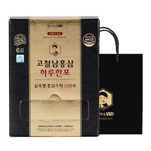 고철남홍삼 하루한포 홍삼스틱 100회분, 1개 맛있게 먹은 솔직 후기 썸네일