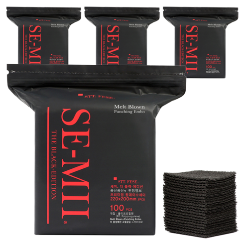 세미 블랙에디션 더도톰 버블 수세미