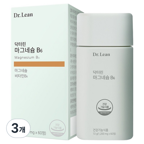 닥터린 마그네슘 B6, 60정, 3개
