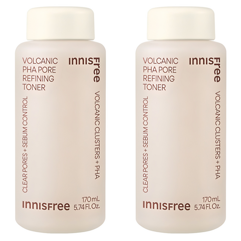 이니스프리 화산송이 파하 모공 매끈결 토너, 170ml, 2개