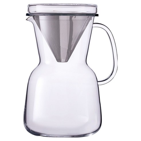 예나글라스 아로마 핸드드리퍼 세트, 600ml, 1개, 서버 + 뚜껑 + 드립필터