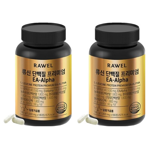 로엘 류신 단백질 프리미엄 EA-Alpha, 180g, 2개