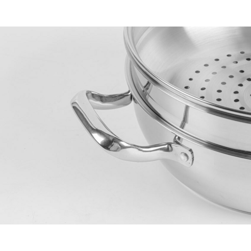 퀸센스 올스텐 인덕션 2단 찜기 후기 분석 - 찜판 분리 구조