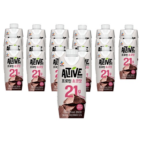얼티브 프로틴 초코맛 250ml, 18개 솔직 후기 | 실사용자 리뷰 분석 - 상품 이미지 1