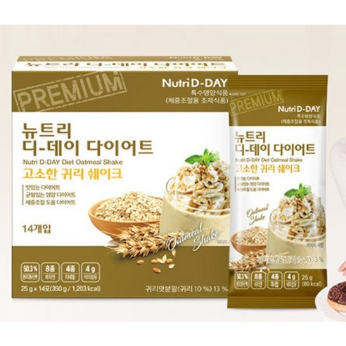 뉴트리디데이 다이어트 고소한 귀리 쉐이크 14p 350g, 1개 이미지 2