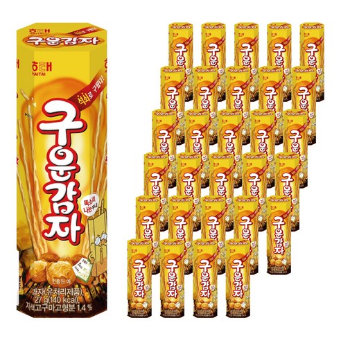 해태제과 구운감자, 27g, 30개