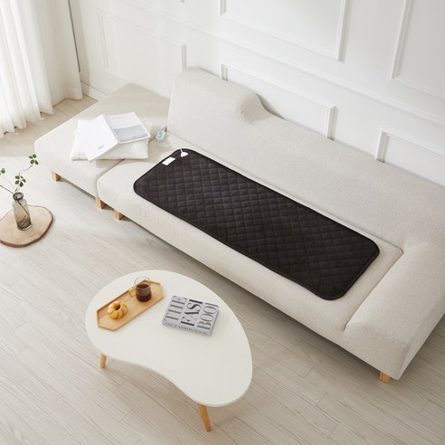 더안 논슬립 극세사 쇼파 조절기 일체형 전기방석 3인용 DHB-A3024