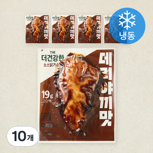 더건강한 소스 닭가슴살 데리야끼맛 (냉동), 100g, 10개, 1개입
