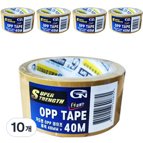 가드맨 OPP 테이프 미색 48mm x 40m, 10개