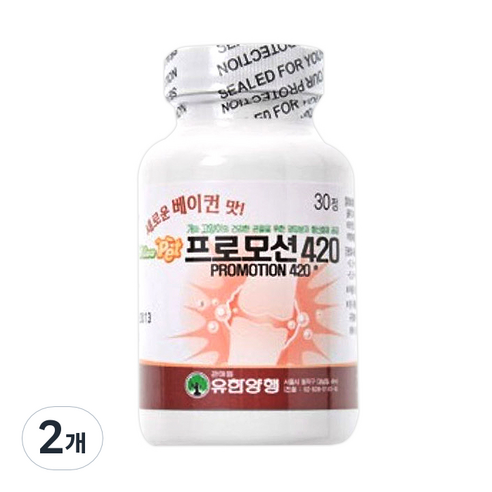 유한양행 반려동물 프로모션 420 영양제, 30정, 뼈/관절강화, 2개