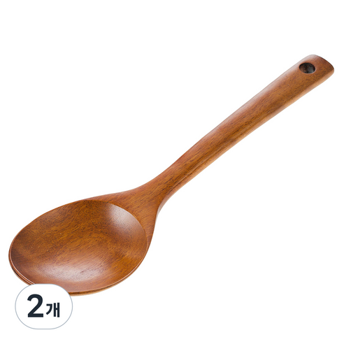 허밍쉐프 장미목 다용도 볶음스푼, 2개