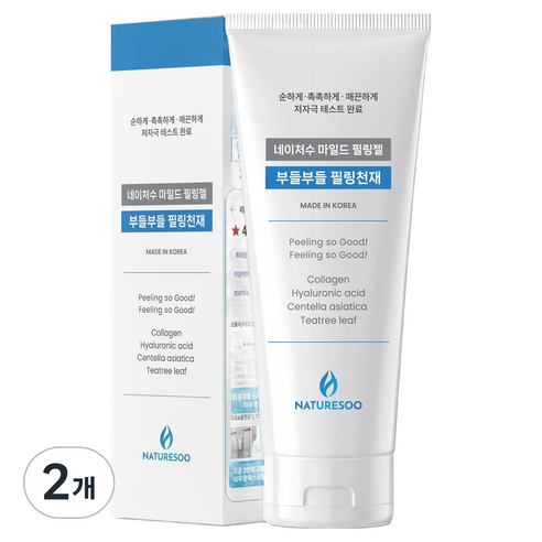 부들부들 필링천재 젤, 120ml, 2개