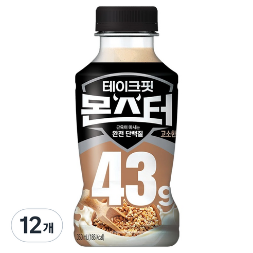 테이크핏 몬스터 고소한맛 350ml, 12개 솔직 후기 | 실사용자 리뷰 분석 - 상품 이미지 1