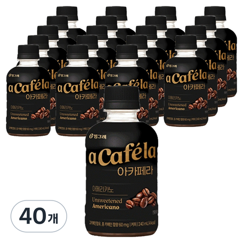 아카페라 아메리카노, 240ml, 60개, 단품