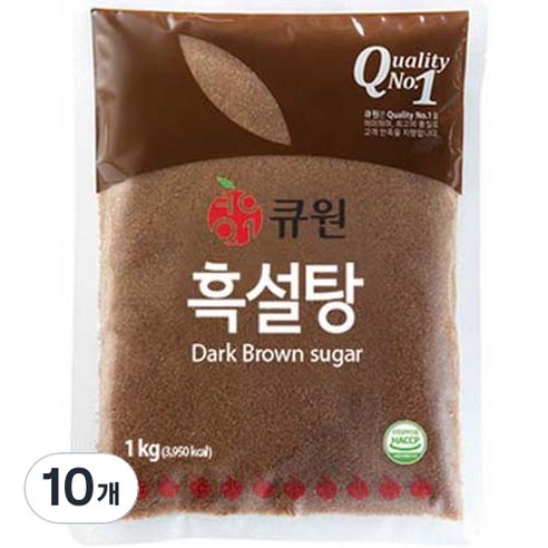큐원 흑설탕, 1kg, 10개