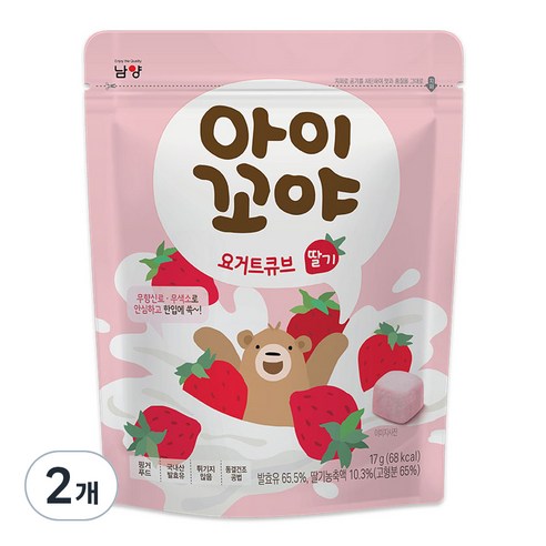 아이꼬야 요거트큐브, 2개, 17g, 딸기