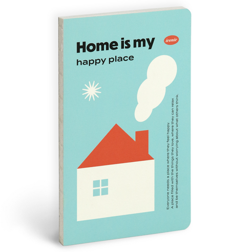 아이코닉 슬로우 모눈 노트 B6, 01 HOME, 1개