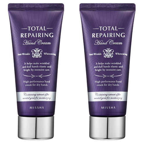 미샤 토탈 리페어링 핸드크림, 60ml, 2개