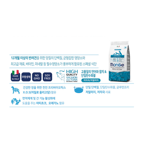 몬지 어덜트 강아지 내추럴 슈퍼프리미엄 올브리드 하이포알러제닉 건식사료 솔직 후기 | 실제 사용자 리뷰 총정리 - 상품 이미지 4
