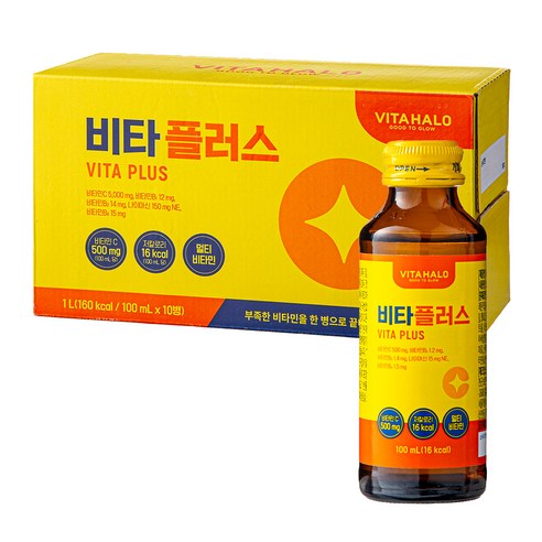 비타할로 저칼로리 비타플러스, 10개, 100ml