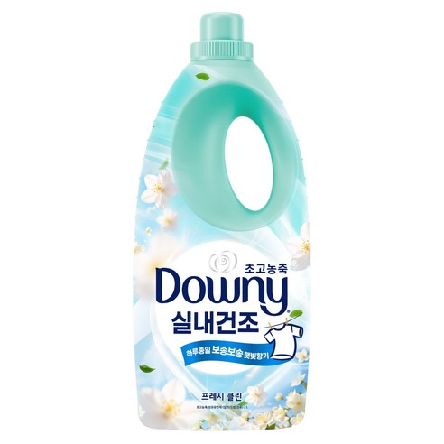 다우니 실내건조 초고농축 섬유유연제 프레시 클린 본품, 2L, 1개