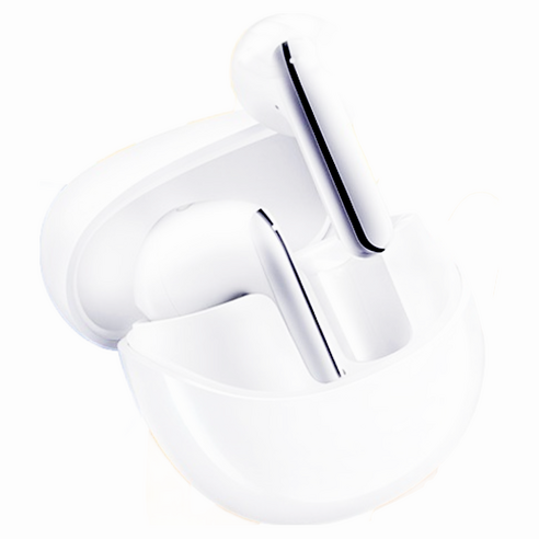 QCY 액티브 노이즈 캔슬링 블루투스 이어폰 QCY-HT10 AilyBuds Pro 화이트 30시간 방수가능 이미지 4