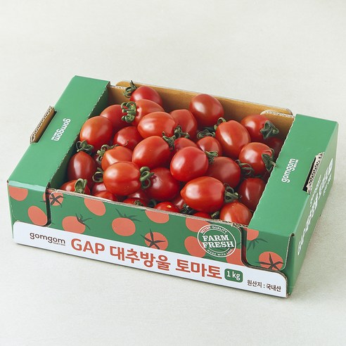 곰곰 GAP 대추방울토마토, 1kg, 1개