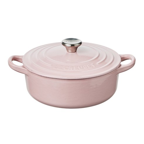 르크루제 찌개용 냄비 18cm × 쉬폰핑크 × 1개, 18cm × 쉬폰핑크 × 1개 섬네일