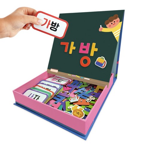 척척 한글 자석 놀이 제품 디테일 샷