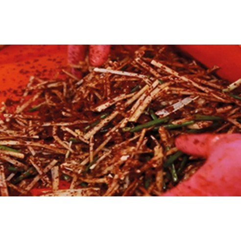 무봉제 디자인으로 위생적이고 다용도로 사용 가능한 김장매트