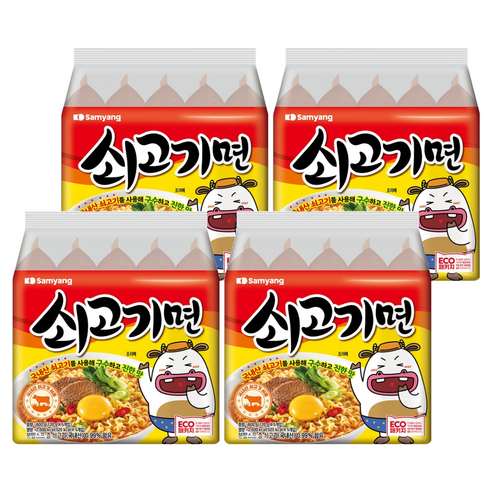 삼양 쇠고기면 120g, 20개