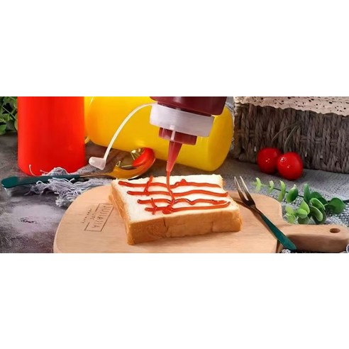 리빙메이커 BPA FREE 잘라쓰는 입구 넓은 식품용기 말랑타입 소스통 이미지 3