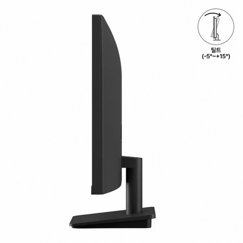 LG FHD 모니터 24MR400의 후면과 깔끔한 디자인을 보여주는 이미지, PC 모니터 롱테일 키워드