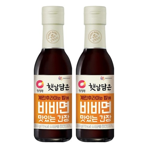 햇살담은 비비면 맛있는 간장, 150g, 2개