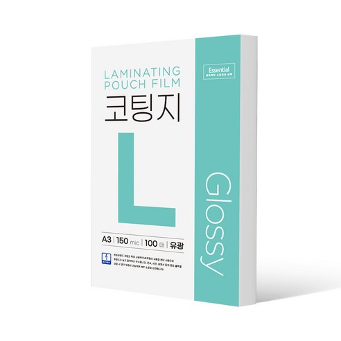 카피어랜드 에센셜 정전기 방지 코팅지 코팅필름 150mic Glossy, 100개, A3
