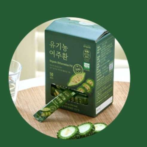 유기농마루 정품 유기농 여주환 스틱 50p 100g, 1개 이미지 2