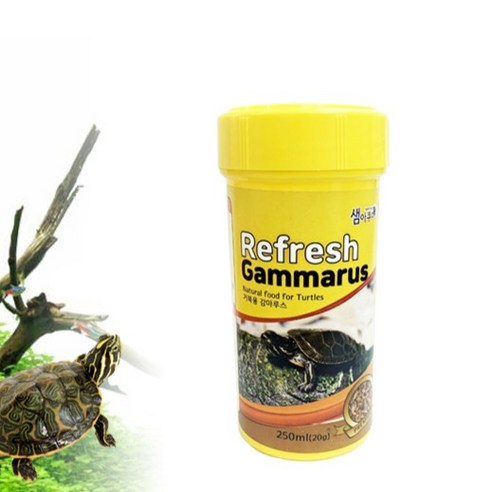 샘아쿠아 리프레쉬 감마루스 거북이 사료 이미지 2