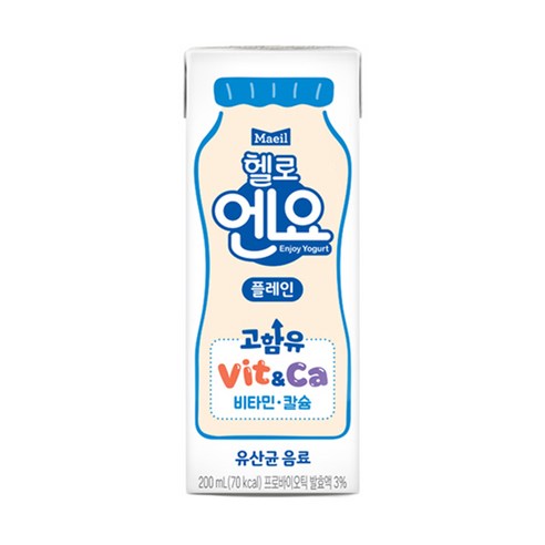엔요 유산균음료 플레인 200ml, 24개 이미지 2