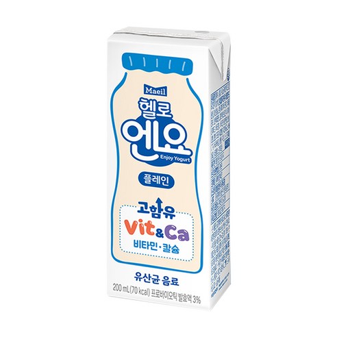 엔요 유산균음료 플레인 200ml, 24개 맛있게 먹은 솔직 후기 - 상품 이미지 3