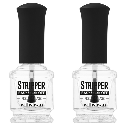 위드샨 필오프 베이스 스트리퍼, 2개, 15ml