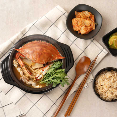 진뚝배기 직화 설렁탕기A 1호 + 멜라민 받침 세트 후기 분석 - 멜라민 받침 상세