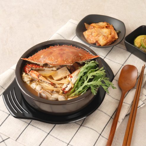 진뚝배기 직화 설렁탕기A 1호 + 멜라민 받침 세트 후기 분석 - 뚝배기 내부 표면