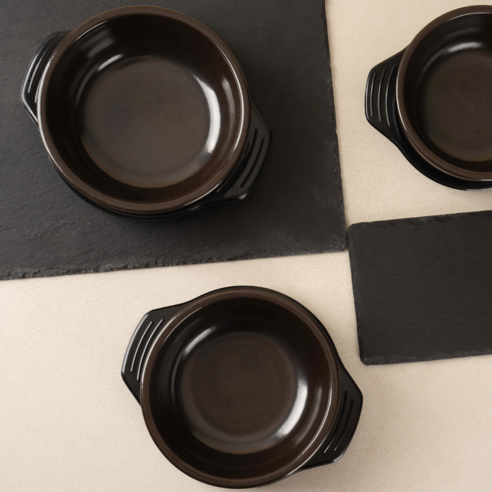 진뚝배기 직화 설렁탕기A 1호 + 멜라민 받침 세트 후기 분석 - 포장 상태 및 규격