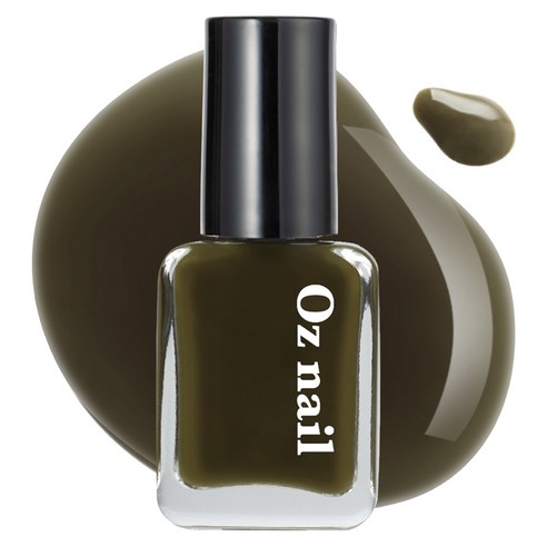 오즈네일 샤인무드 네일 컬러 매니큐어, S15녹턴카키, 8ml, 1개