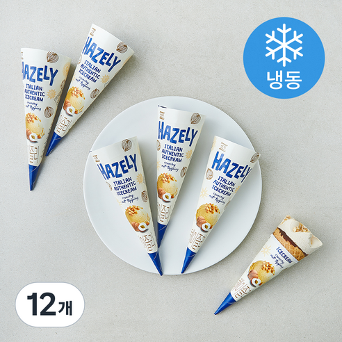 서주 헤이즐리콘 아이스크림 (냉동), 12개, 1개입, 150ml