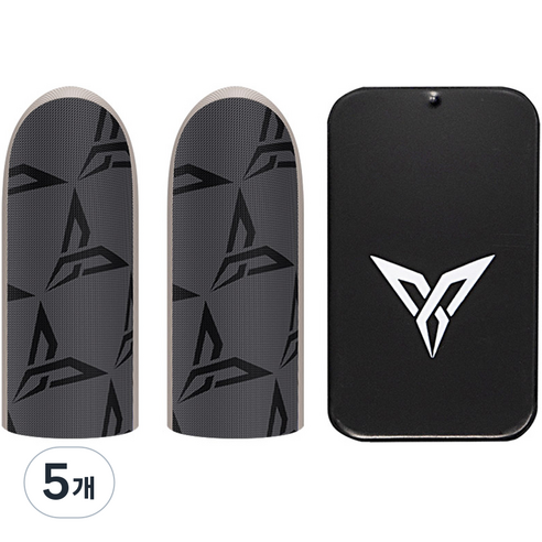 플라이디지 P1 휴대폰 게이밍 터치 골무 2p, FLYSILVER P1, 혼합색상, 5개
