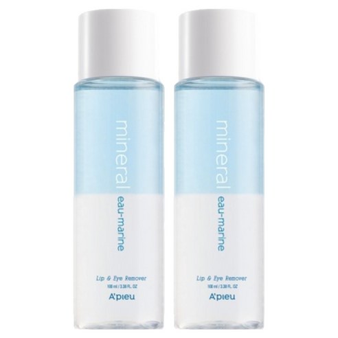 어퓨 미네랄 립앤아이 리무버 오마린, 100ml, 2개